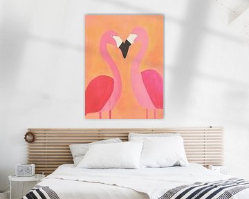 Flamingo Love van Franka Poulain
