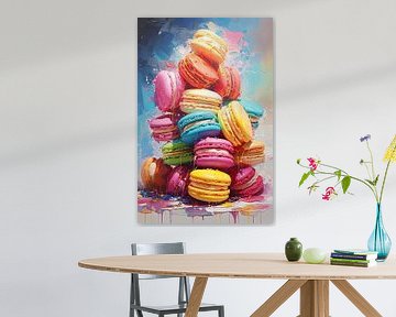 Zoete explosie van macarons van Brigitta Meijer
