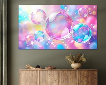 Soap bubbles of joy by Jean Pierre