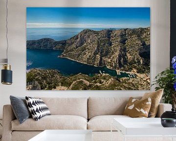 Calanque Morgiou near Marseille in the south of France by Tanja Voigt