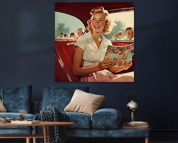 1950s American Dream Advertising Retro Car Magazine by gm_designs