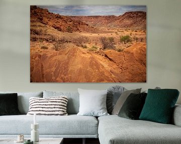 Rock drawings of Twyfelfontein by Antwan Janssen