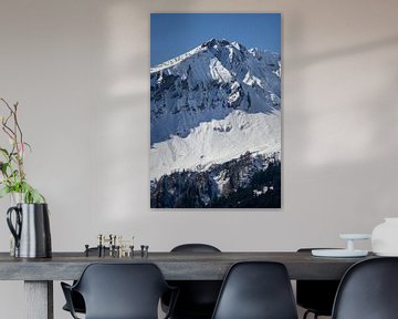 Wintermagie boven de bergtoppen - een hemels panorama op de Fellhorn van Walter G. Allgöwer