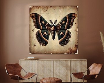 "Papillon oublié - Beauté intemporelle sur les ailes&quot ;