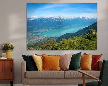 Blick zum Brienzersee von der Schynigen Platte, Schweiz von SusaZoom