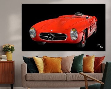 Mercedes-Benz 300 SL, snelwegrecordauto van Uhlenhaut van aRi F. Huber
