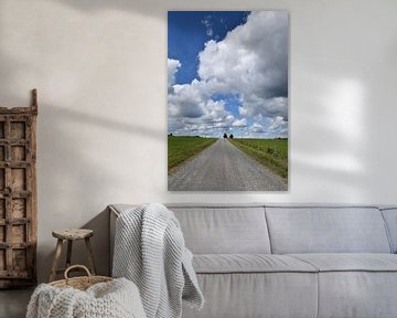 A country road in spring by Claude Laprise