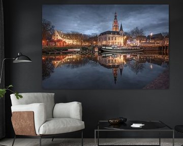 Haven Breda in avondlicht van Andre Gerbens