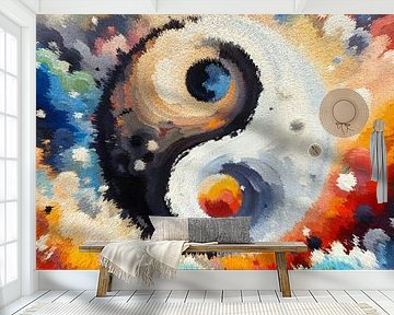 Yin en Yang abstract