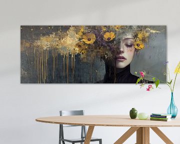 Gele Bloemen van Kunst Kriebels