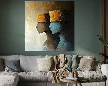 Tweelingportret van Zen en Meer