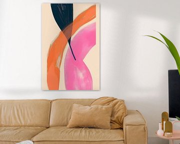 Eenvoudig abstract werk van Modern Collection