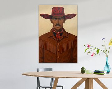 Cowboy met hoed van Charlie Mason