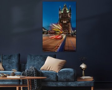 Tower Bridge op het blauwe uur van Markus Lange