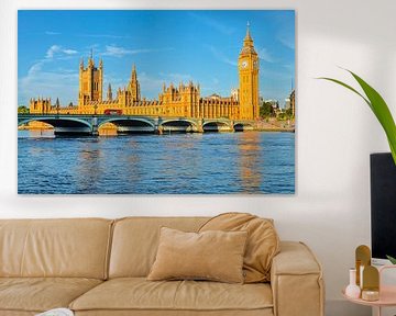 Houses of Parliament en Big Ben bij zonsopgang van Markus Lange