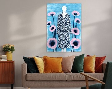 Tropical fashion print