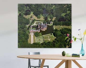 1989 - Historic aerial view of The Haar kastee by Frans Rombout