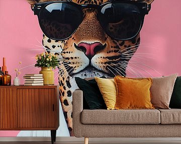 Stilvoller Leopard