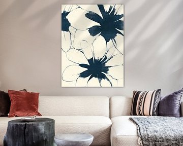 Florale Abstraktion von Franka Poulain