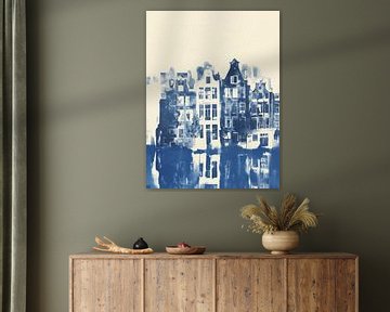 Amserdam in blue by Franka Poulain