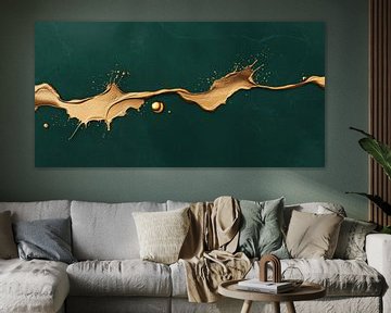 Golden paint by Franka Poulain