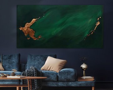 Gold and green by Franka Poulain