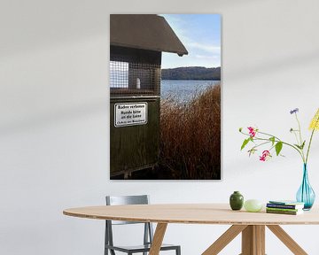 Hut aan de Laachsee in de stralende zon van Stefanie Orlati