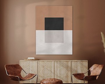 Geometrische neutrale kleuren 8 van Vitor Costa