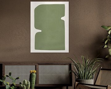 Geometrie in groene kleur 1 van Vitor Costa