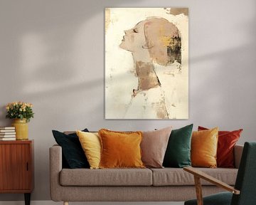 Vrouwenportret | Gaze Beyond van De Mooiste Kunst