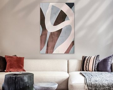Eenvoudig abstract interieur van Modern Collection