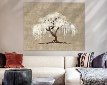 Weeping Willow Painting | Weeping Texture by Modern Collection