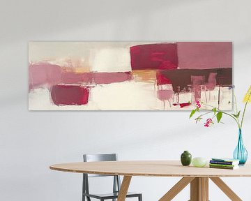Abstract Rood | Whisper of Crimson Silence