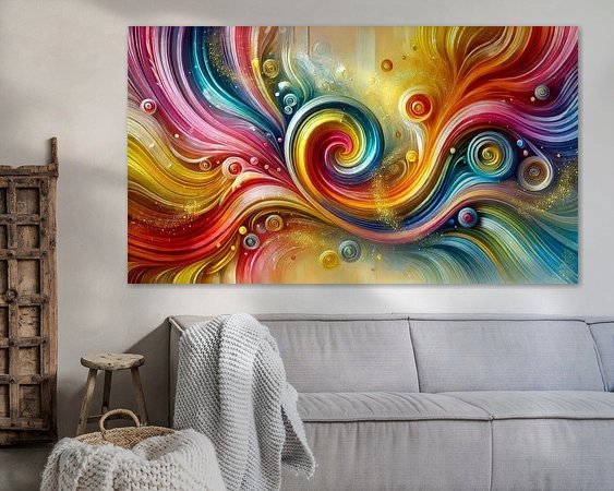 Example of the artwork in a room