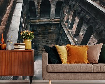 Binnenkant van de Porta Nigra | architectuur | Trier | Duitsland