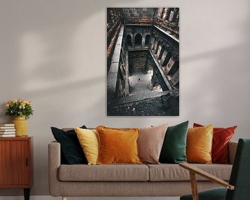 Binnenkant van de Porta Nigra | architectuur | Trier | Duitsland van Laura Dijkslag