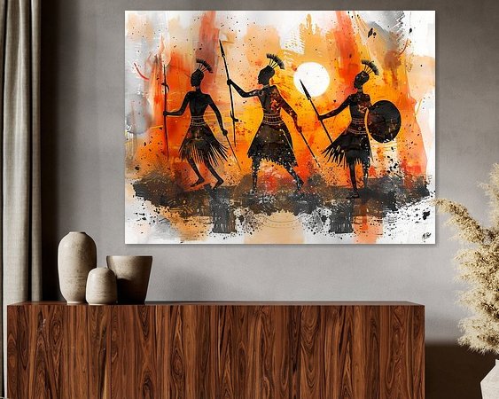 Example of the artwork in a room