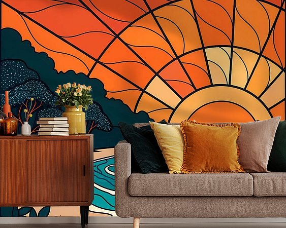 Example of the artwork in a room