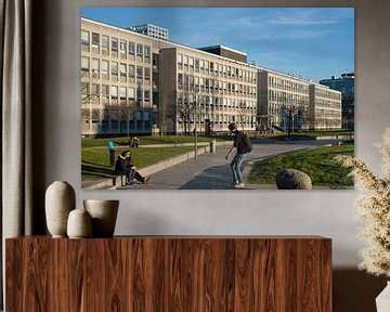 Architectuur op de campus TU Delft van Raoul Suermondt