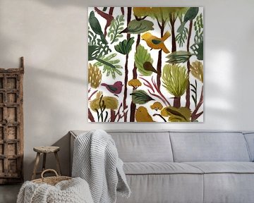 The gold bird - Volgel painting by ComfortQ