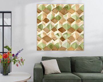Mermaid fish scales - Abstract painting by ComfortQ
