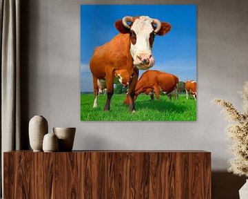 Funny cow picture von Mike van Bemmelen