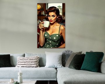 Pin-up girl vijftiger jaren
