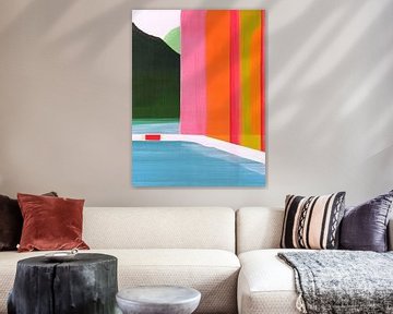 Poolside Geometry van Franka Poulain