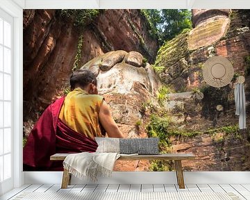 Leshan Buddha by Ferdi Merkx