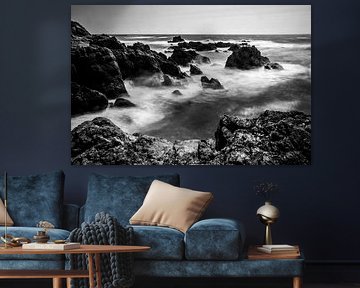 Rocks on coast of Big Sur California by Calming nature