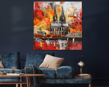 Kölner Dom Kathedrale Rheinland Gotisch Architektur Majestätisch von gm_designs