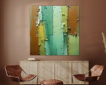 Bronze and Green Painting by ComfortQ