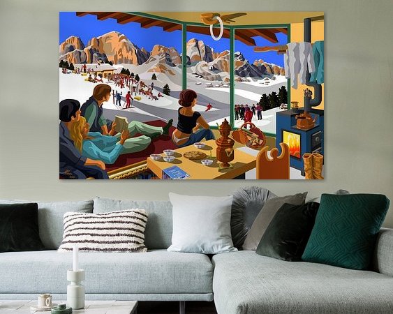 Example of the artwork in a room
