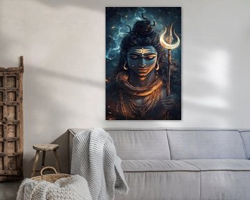 The Super Power Of Shiva by Art Kingdom